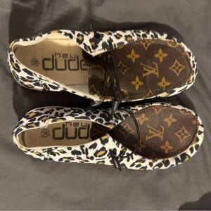 Hey Dude Women's Leopard Print Shoes